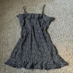 Altar'd State Black and White Polka Dot Dress